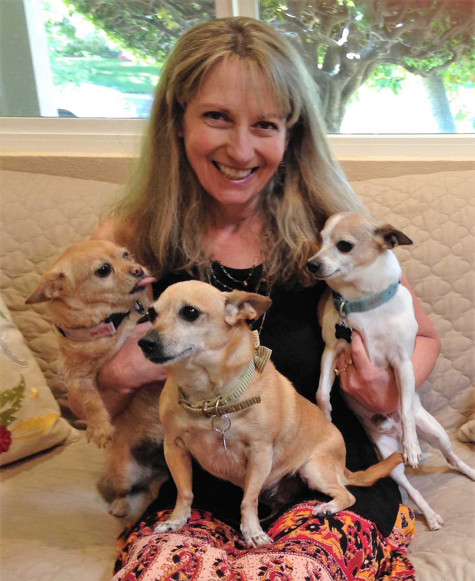 Cathryn-Rakich- with foster pets