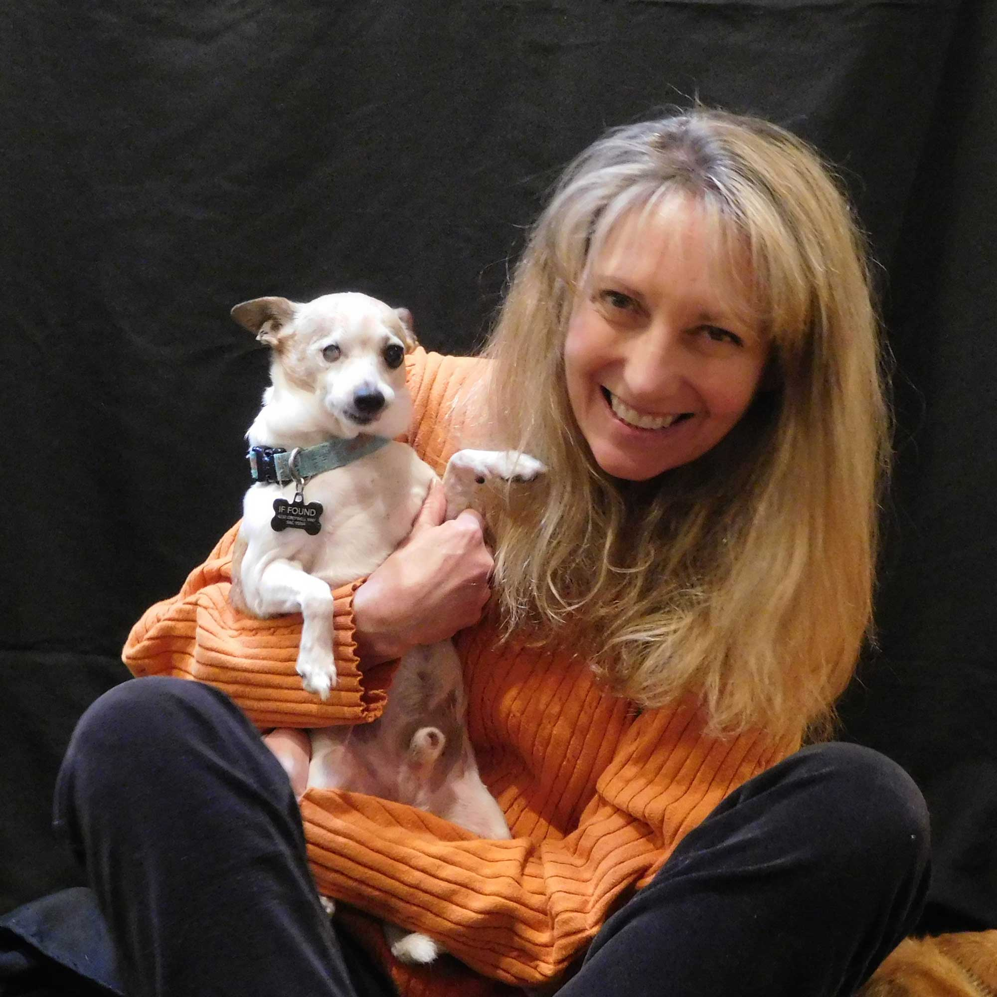 Cathryn Rakich author and pet lover